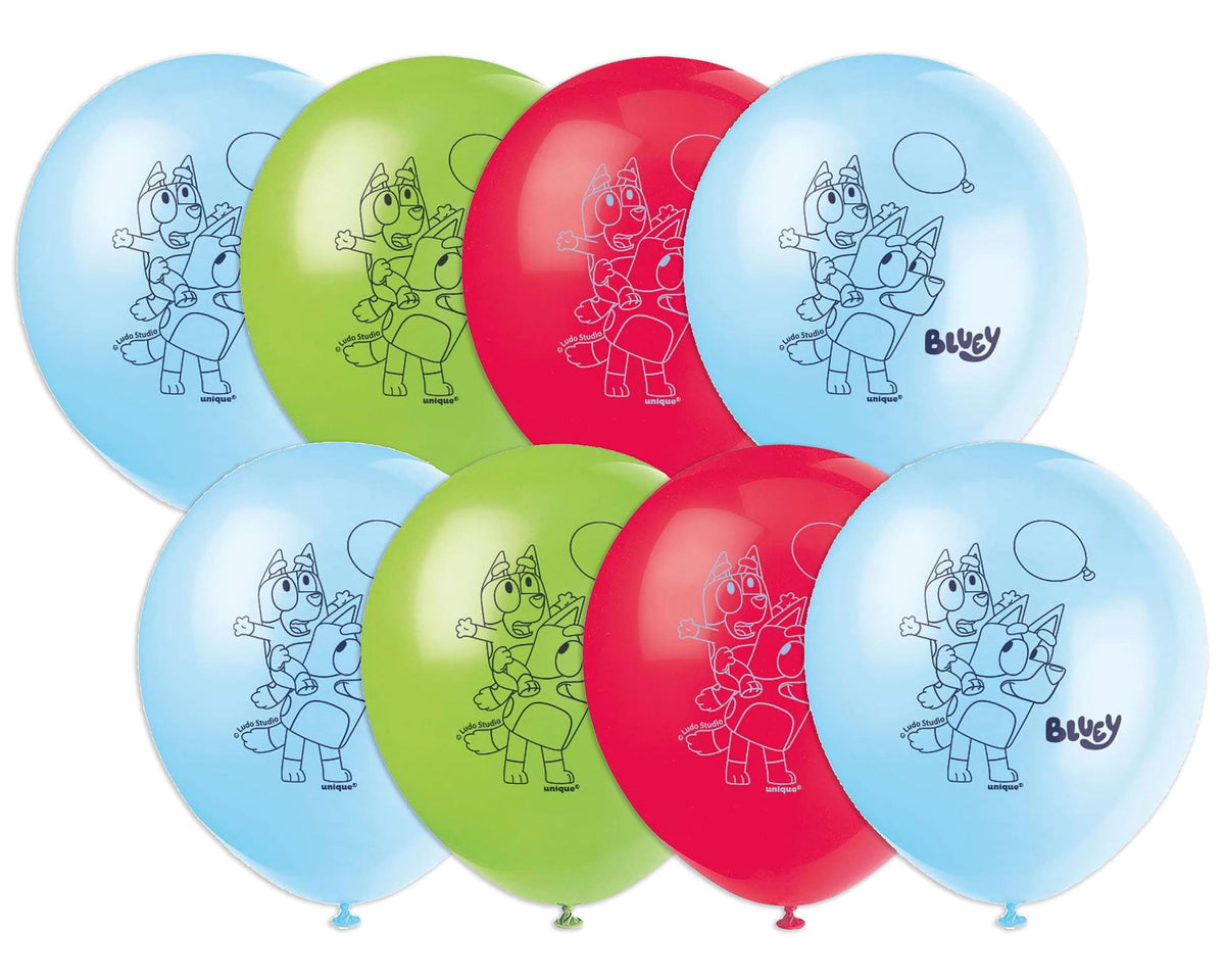 Bluey Birthday Party Kit for 16 – 9 Inch Plates, Napkins, Table Cover, Cups, Banner and Balloons (58 pc) – photo 8