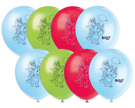 Bluey Birthday Party Kit for 16 – 9 Inch Plates, Napkins, Table Cover, Cups, Banner and Balloons (58 pc) – photo 8