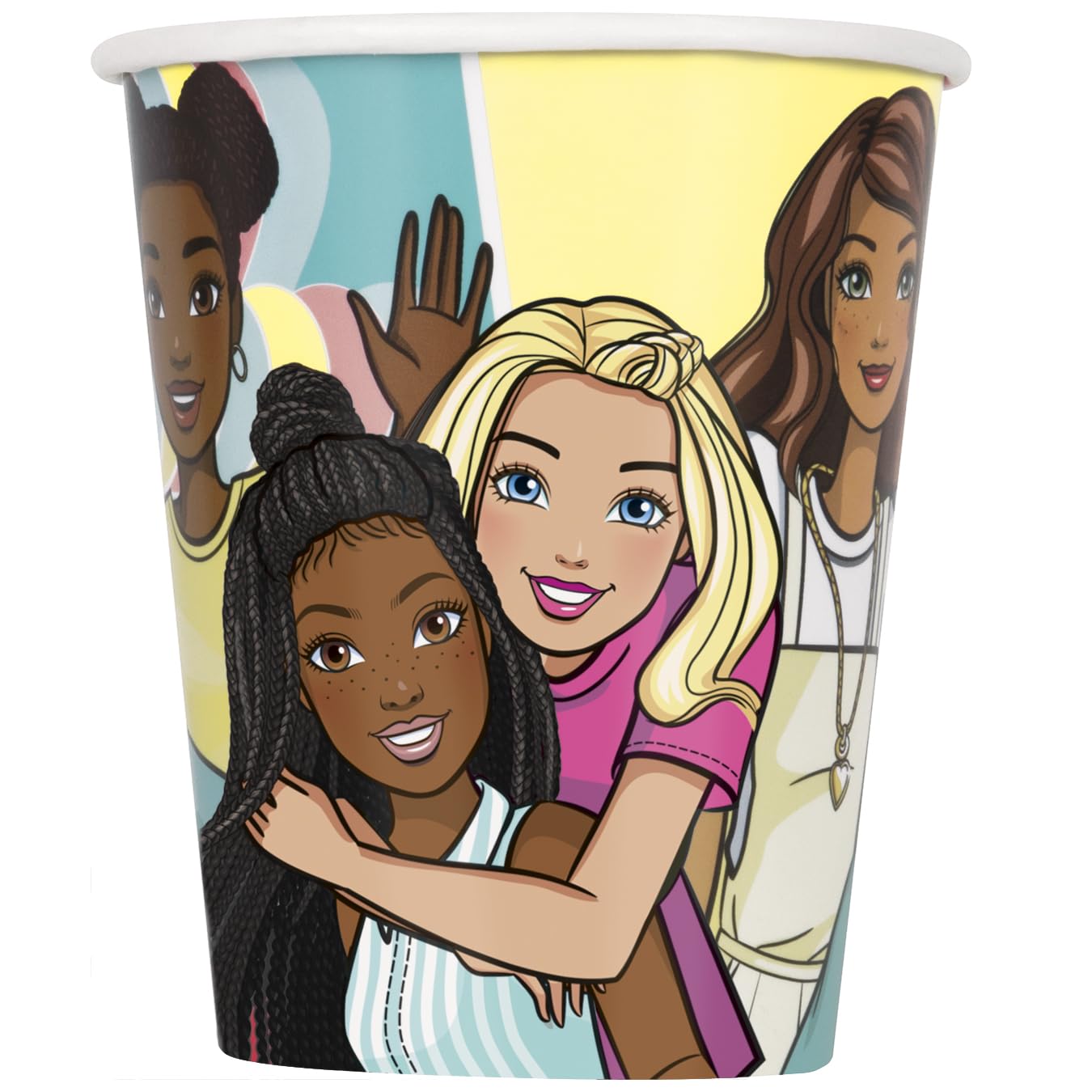 Barbie Birthday Party Kit for 16 – 9 Inch Plates, Napkins, Table Cover and Cups (49 pc) – photo 5