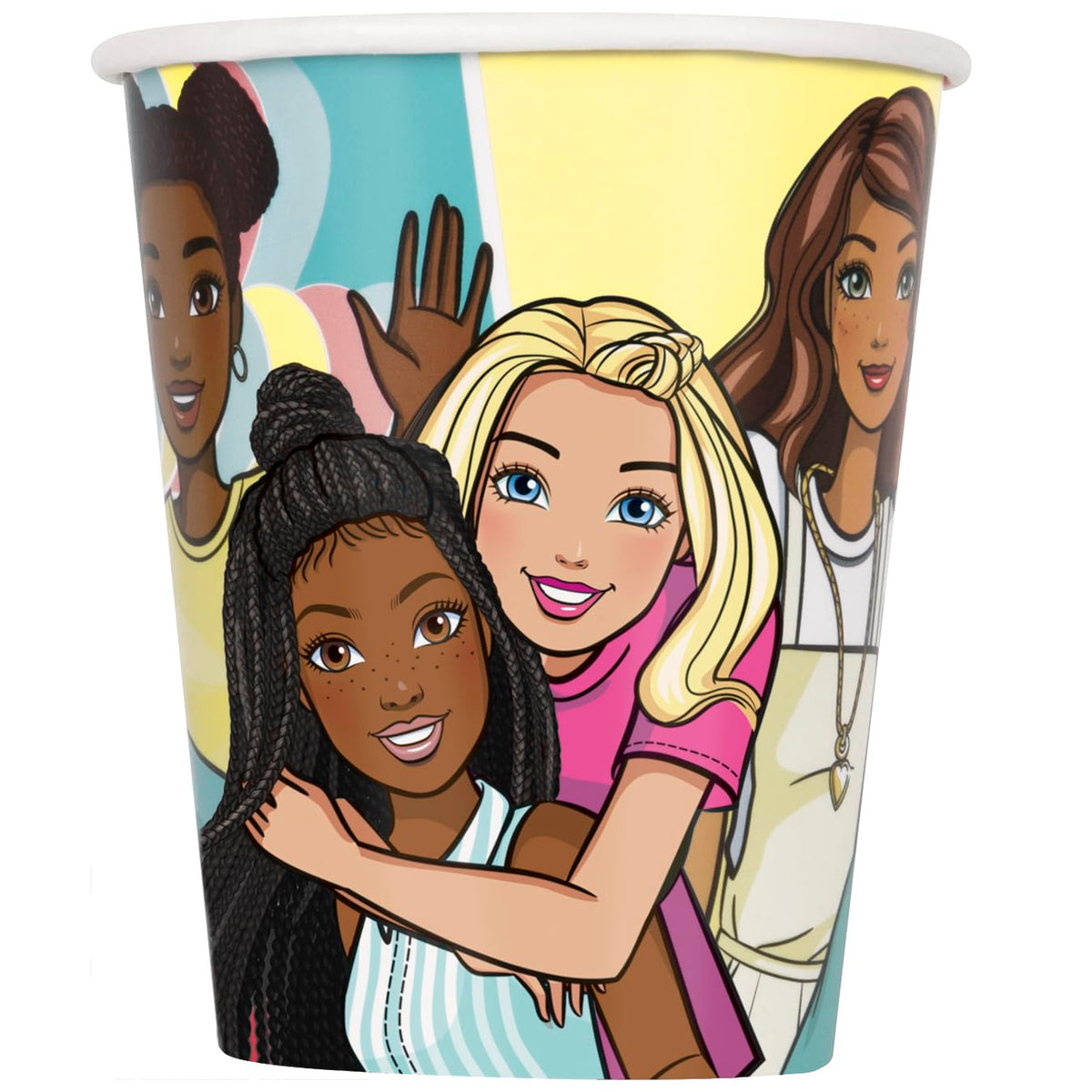 Barbie Birthday Party Kit for 16 – 9 Inch Plates, Napkins, Table Cover and Cups (49 pc) – photo 5