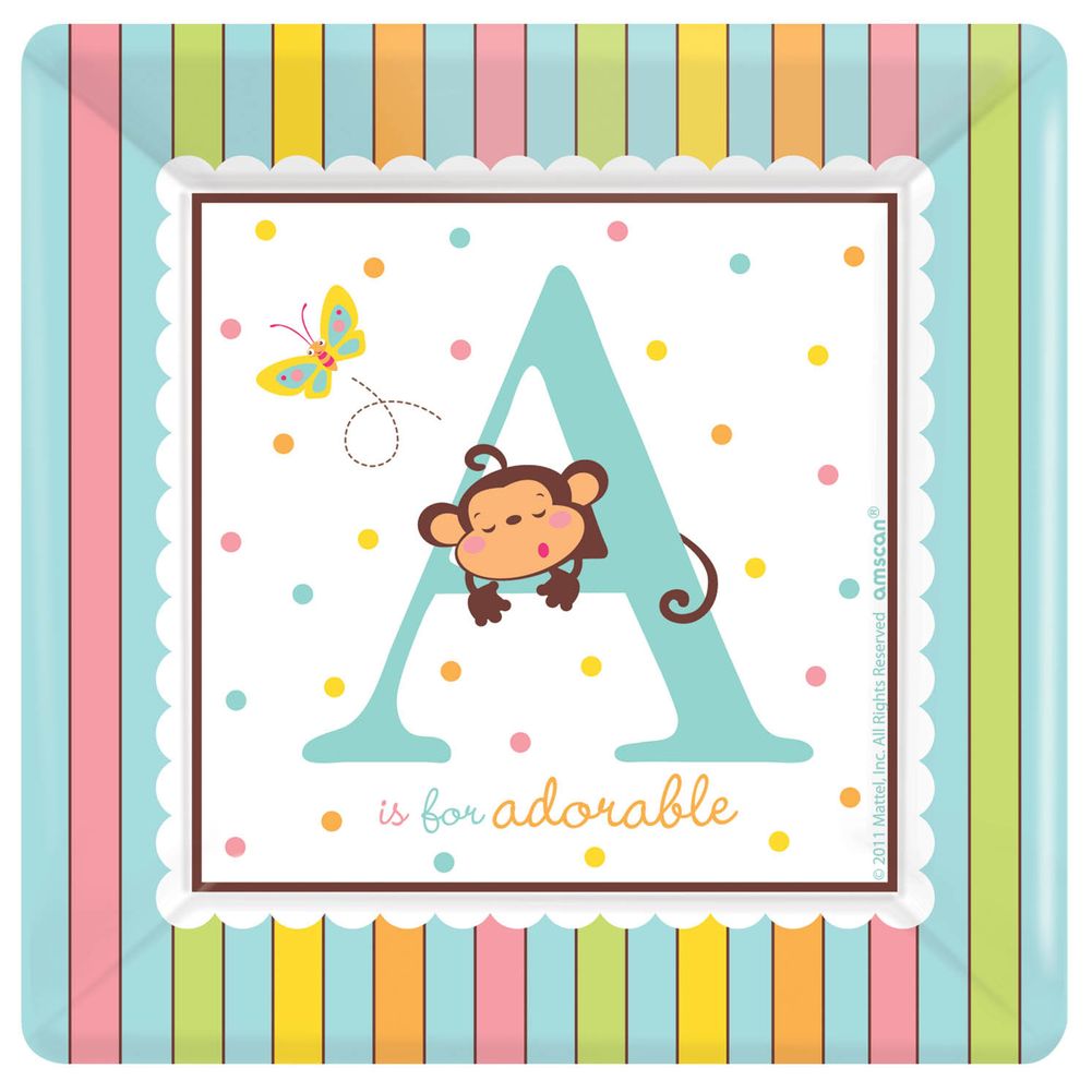 Fisher Price ABC Baby Banquet Plates (18ct)