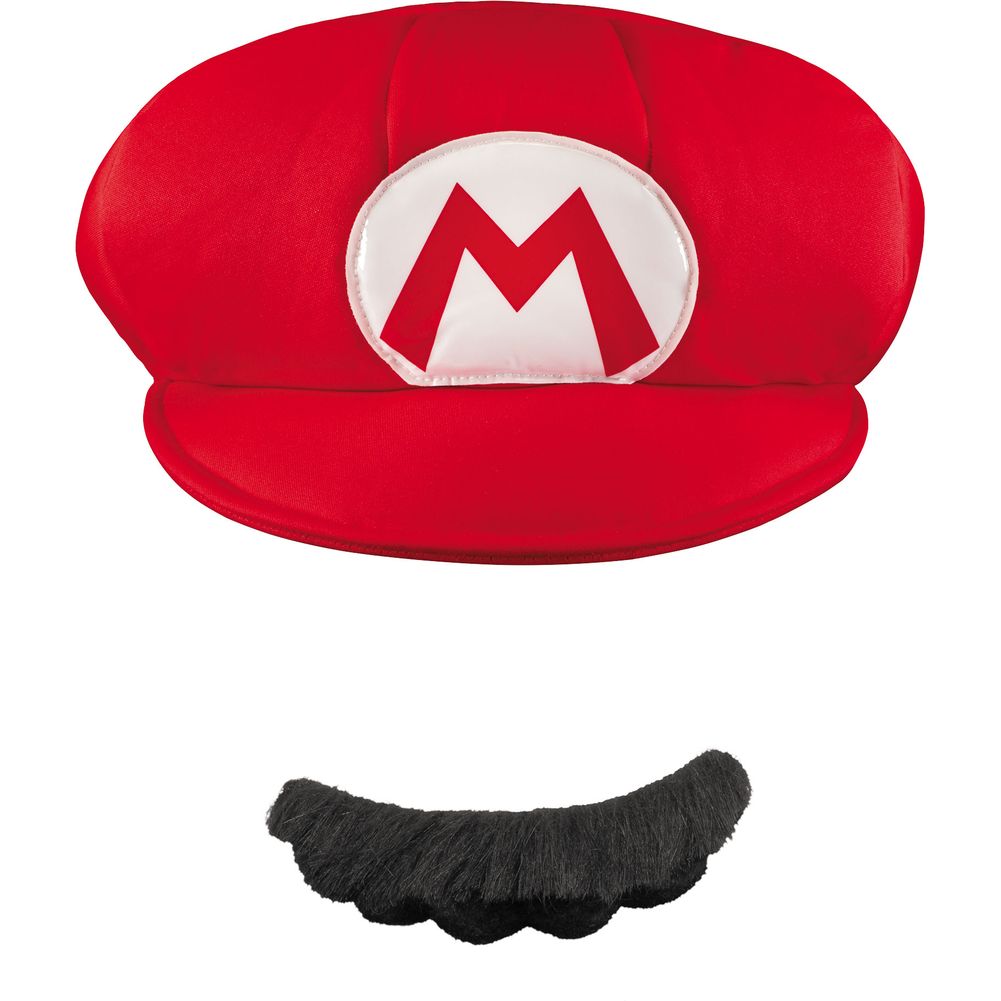 Mario Adult Hat and Mustache