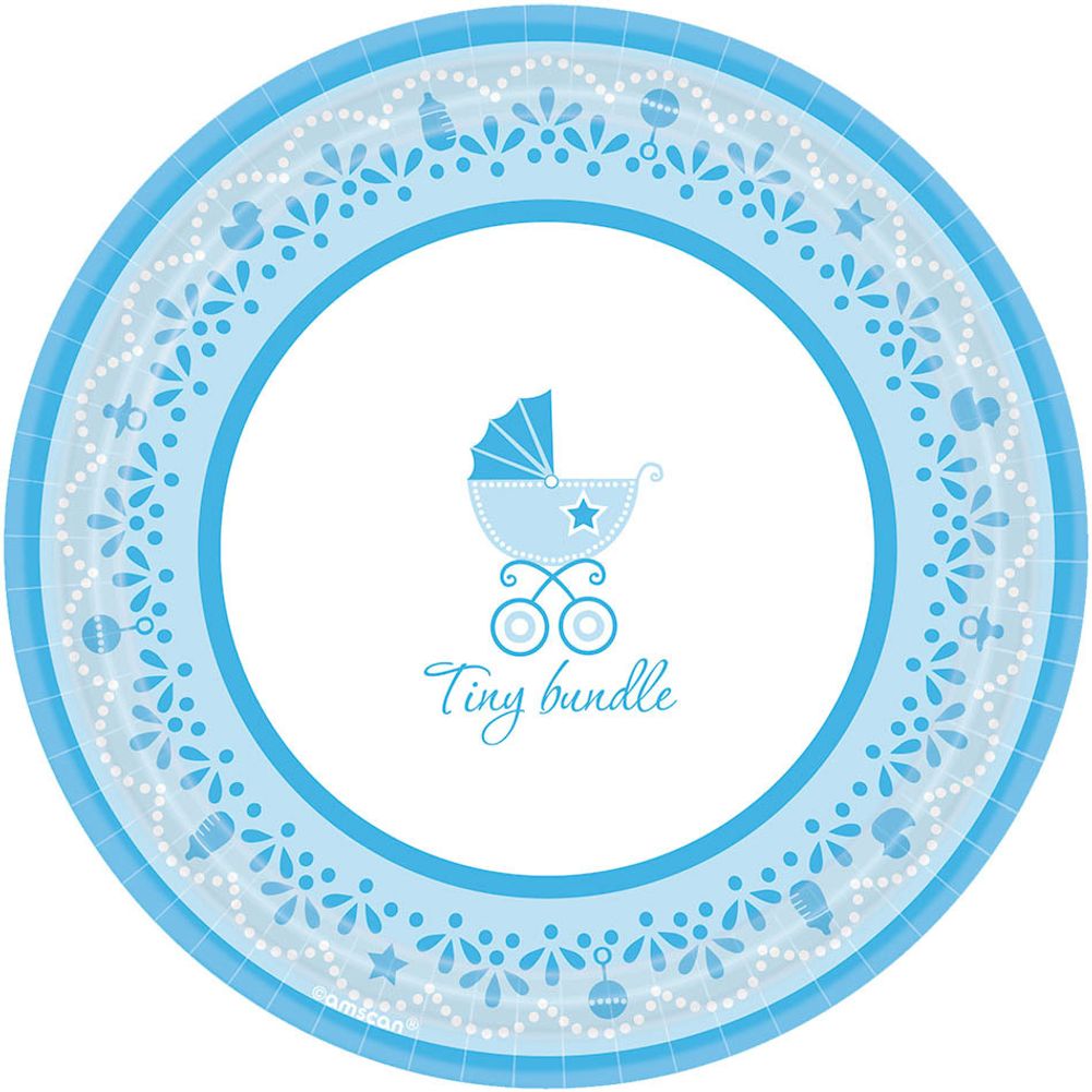 Celebrate Baby Boy Dessert Plates (18ct)