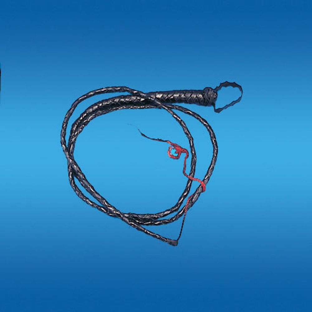 Genuine Leather Bull Whip - 6'