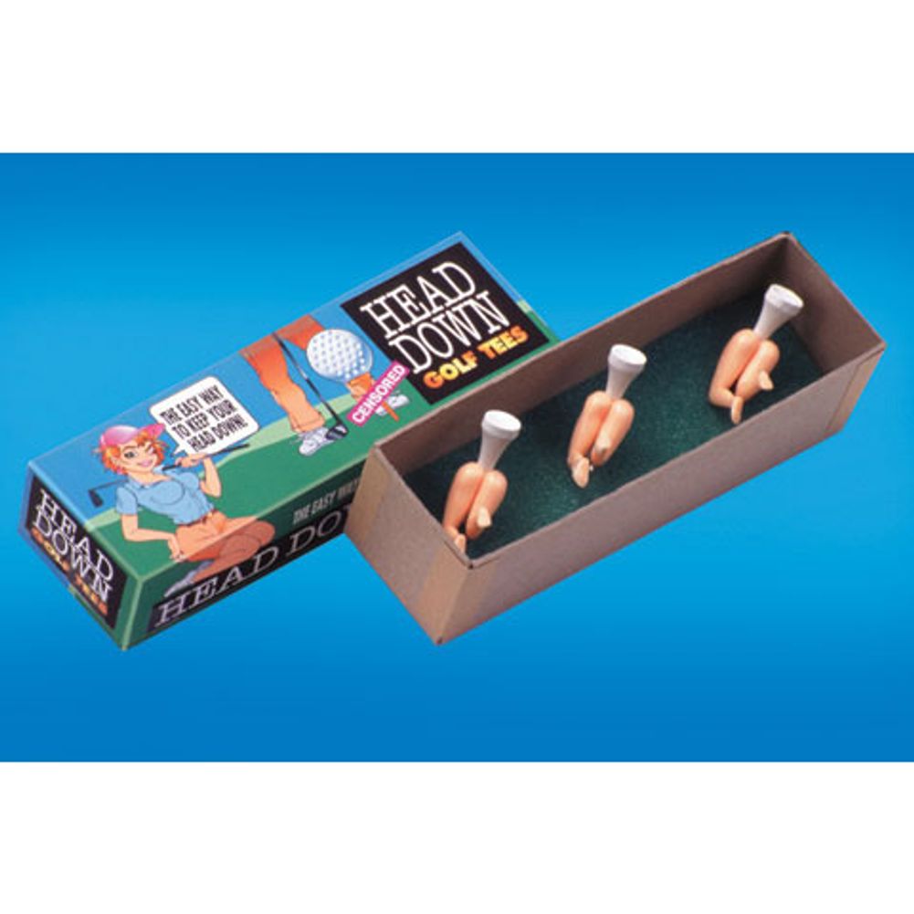 Head Down Golf Tees
