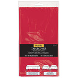 Apple Red Plastic Rectangle Tablecover