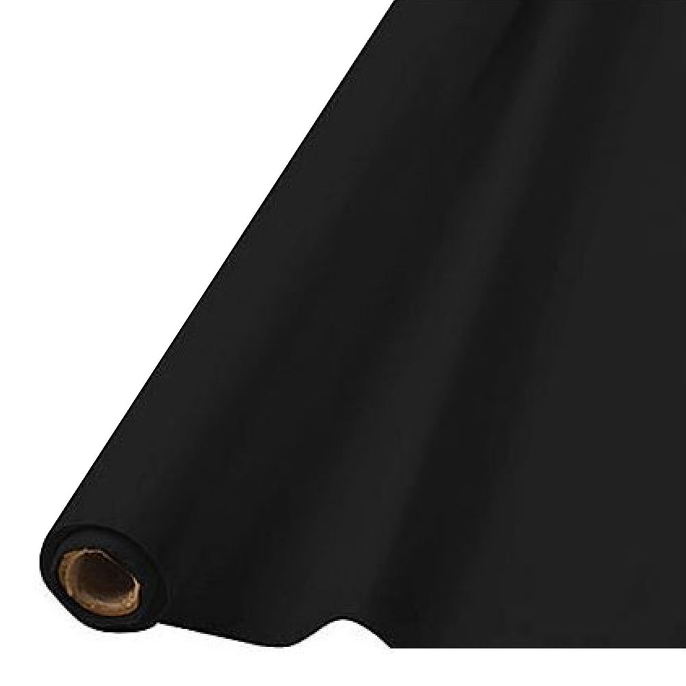 Jet Black Tableroll Plastic Jumbo 40"X 250'
