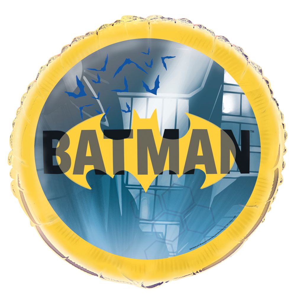 Batman Round Foil Balloon 18" (1ct)