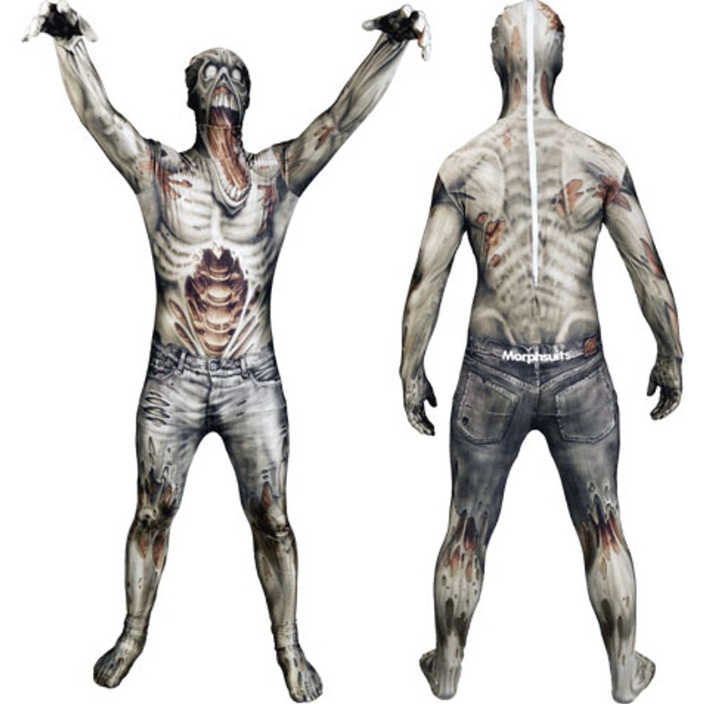 THE ZOMBIE ADULT MONSTER MORPHSUIT LARGE