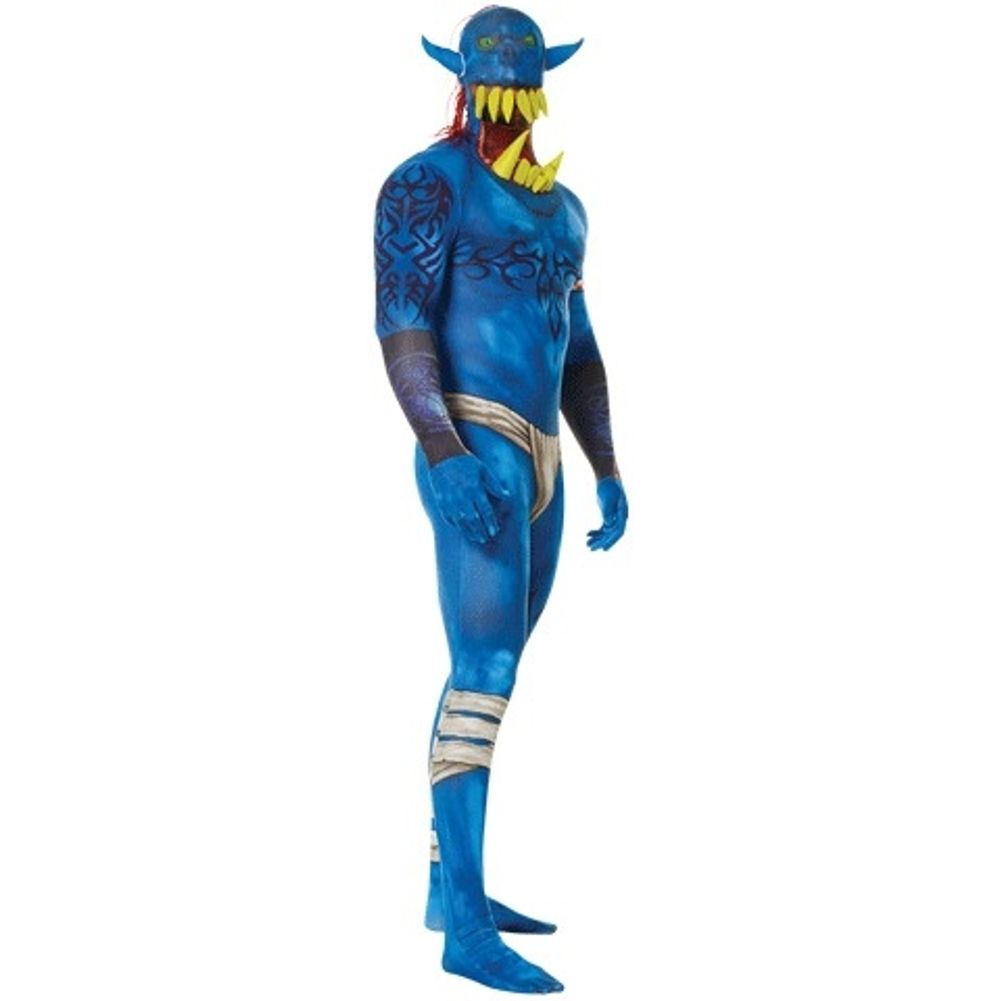 Blue Orc Jaw Dropper Morphsuit