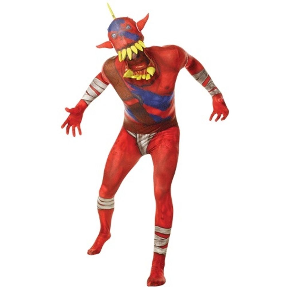 Red Orc Jaw Dropper Morphsuit