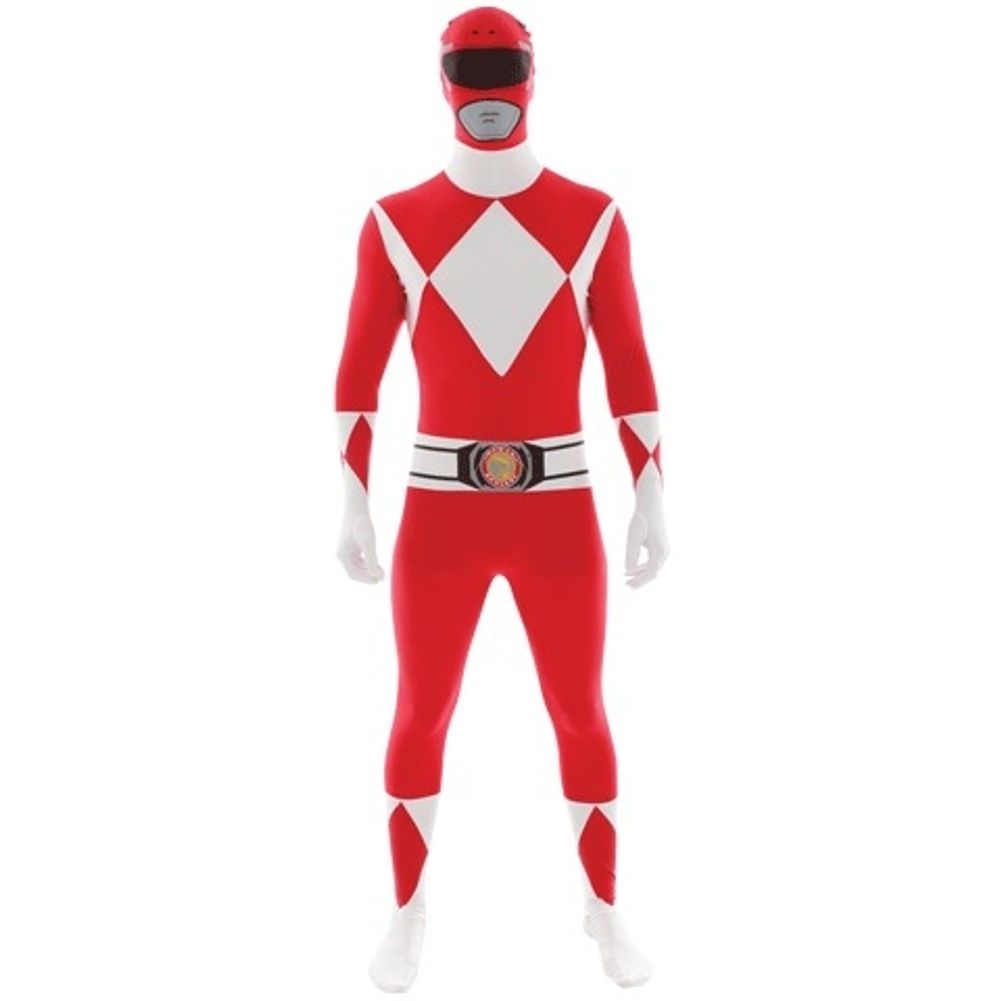 RED POWER RANGERS ADULT MORPHSUIT MEDIUM
