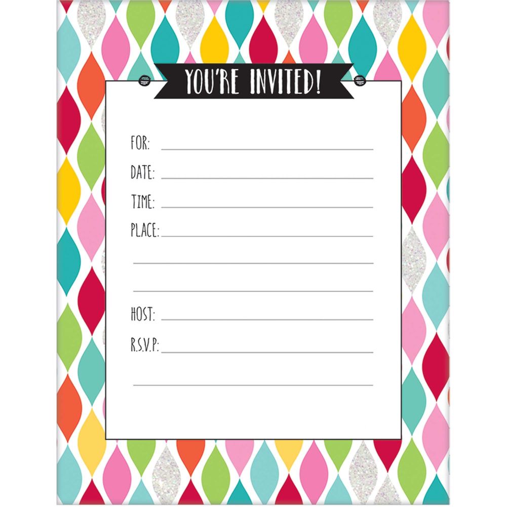 Trendy Waves Invitations (50 ct)