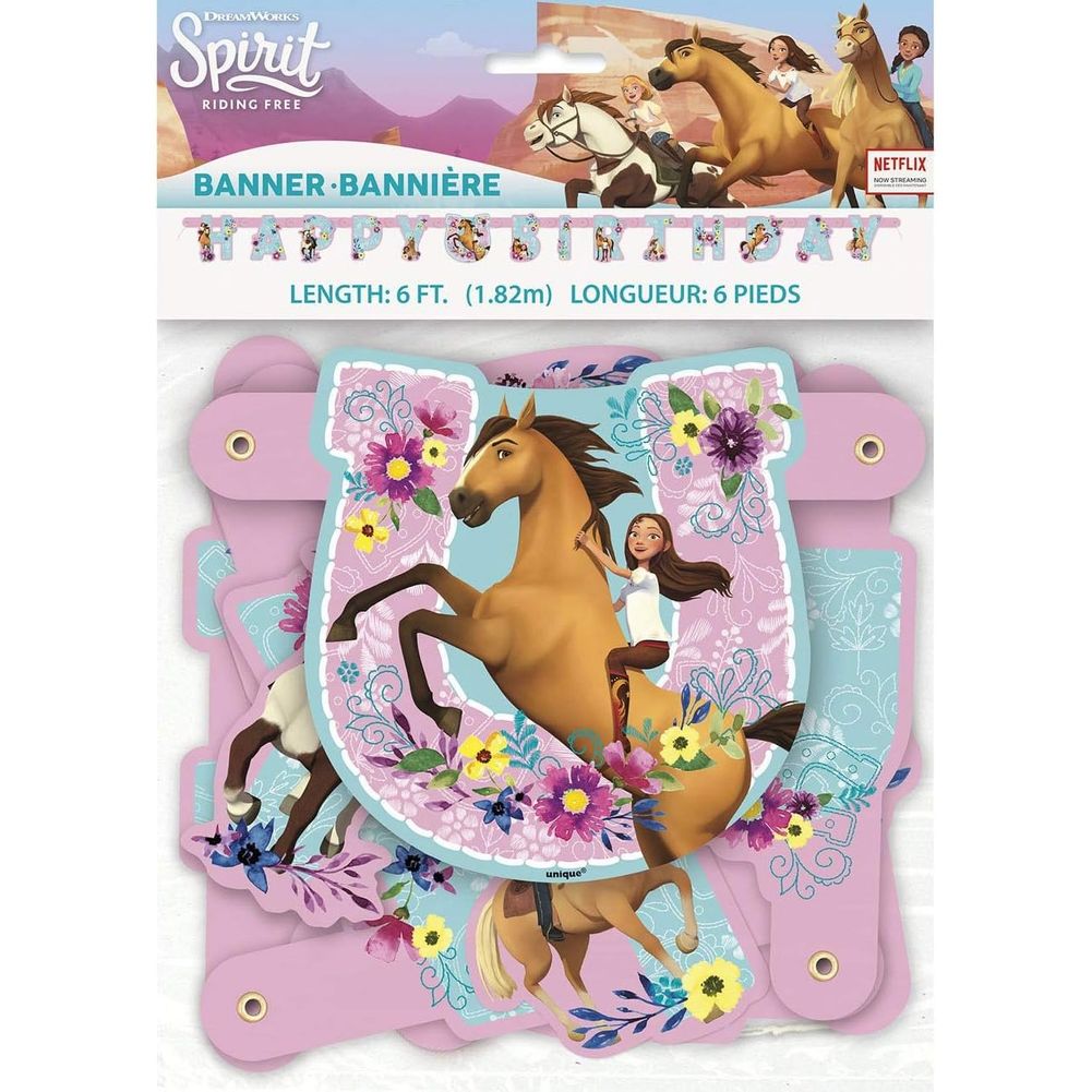 Spirit Riding Free Jointed Banner