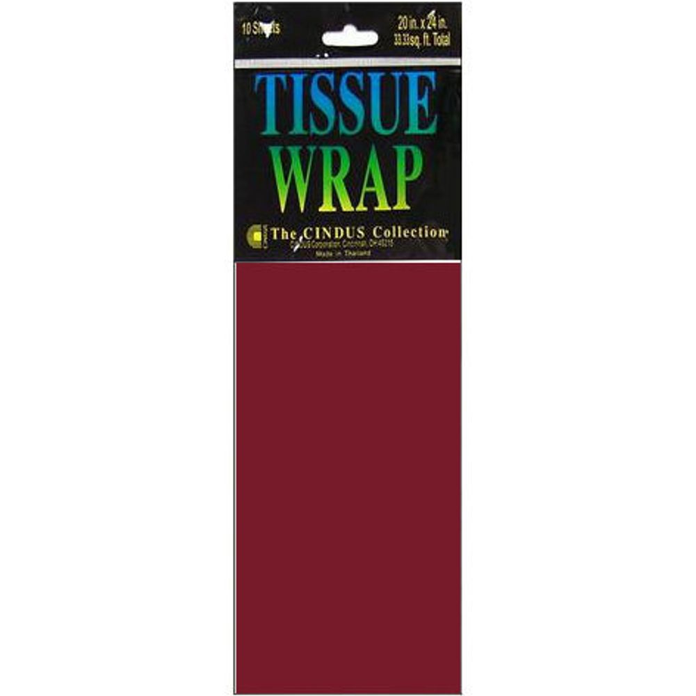 Tissue Wrap-Dark Red 20"x 24