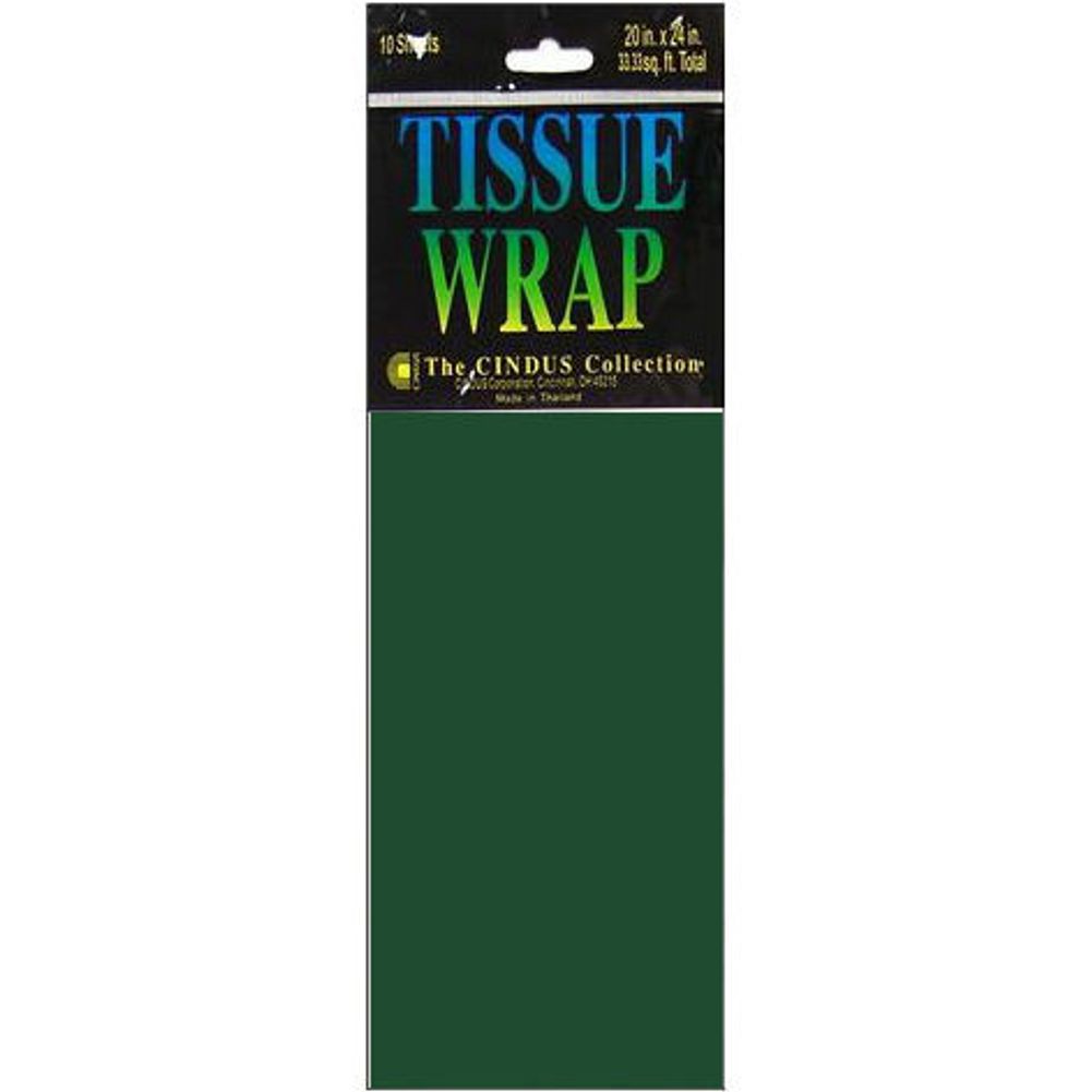 Tissue Wrap-Forest Green 20"x 24
