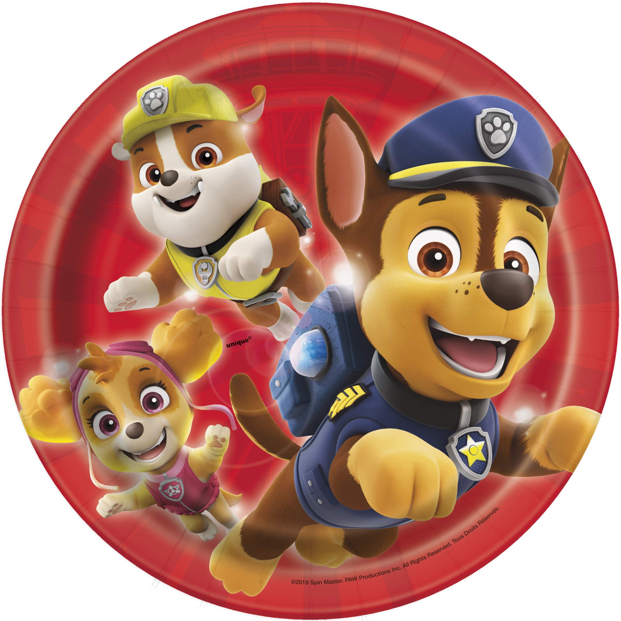 Paw Patrol Birthday Party Kit for 16 – 9 Inch Plates, 7 Inch Plates, Napkins and Table Cover (49 pc) – photo 4