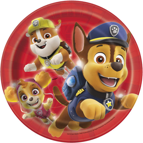 Paw Patrol Birthday Party Kit for 16 – 9 Inch Plates, 7 Inch Plates, Napkins and Table Cover (49 pc) – photo 4
