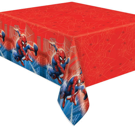Spider-Man Birthday Party Kit for 16 – 9 Inch Plates, Napkins, Table Cover, Banner, Balloons and Party Masks (58 pc) – photo 5