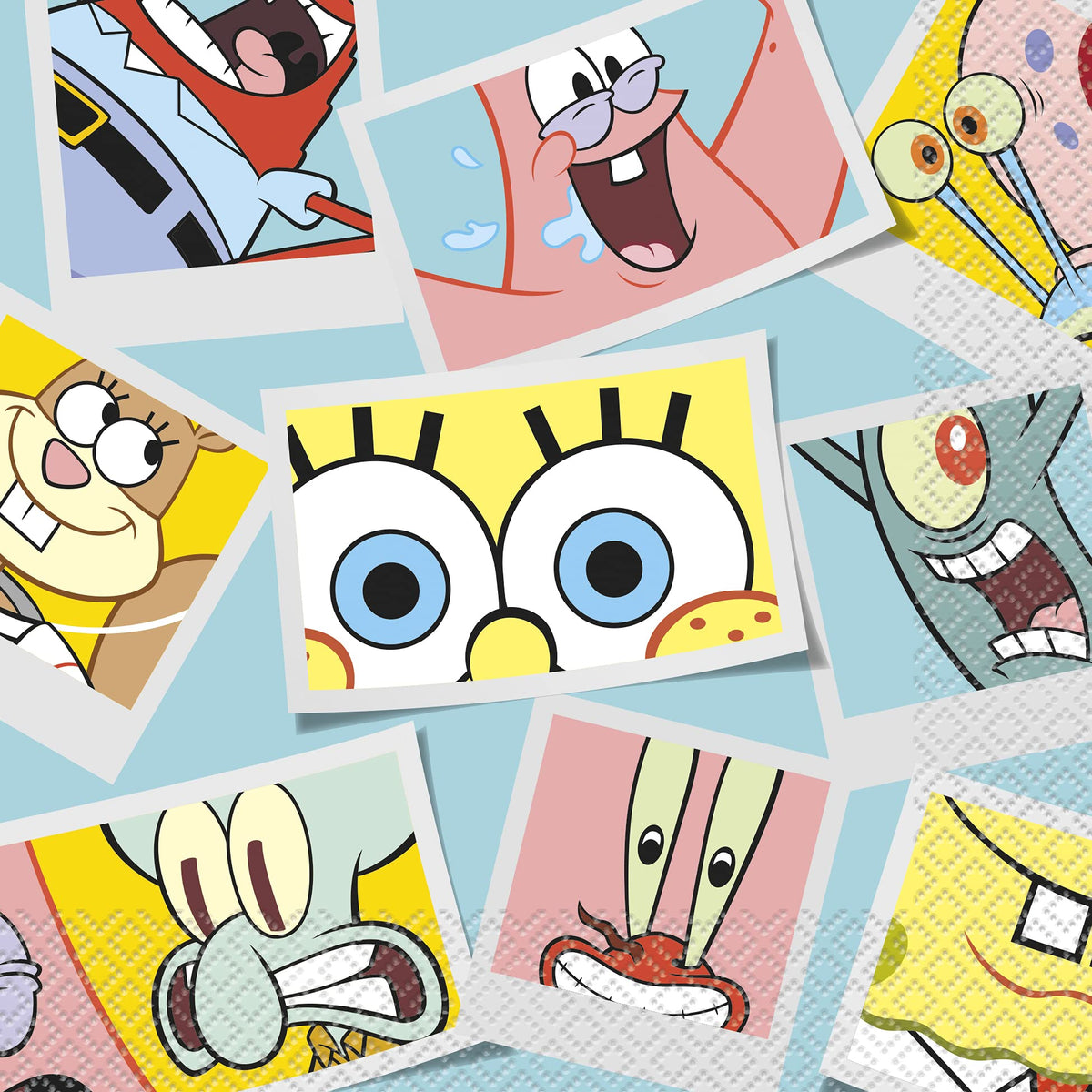 SpongeBob Birthday Party Kit for 16 – 9 Inch Plates, Napkins, Table Cover, Banner and Balloons (49 pc) – photo 4
