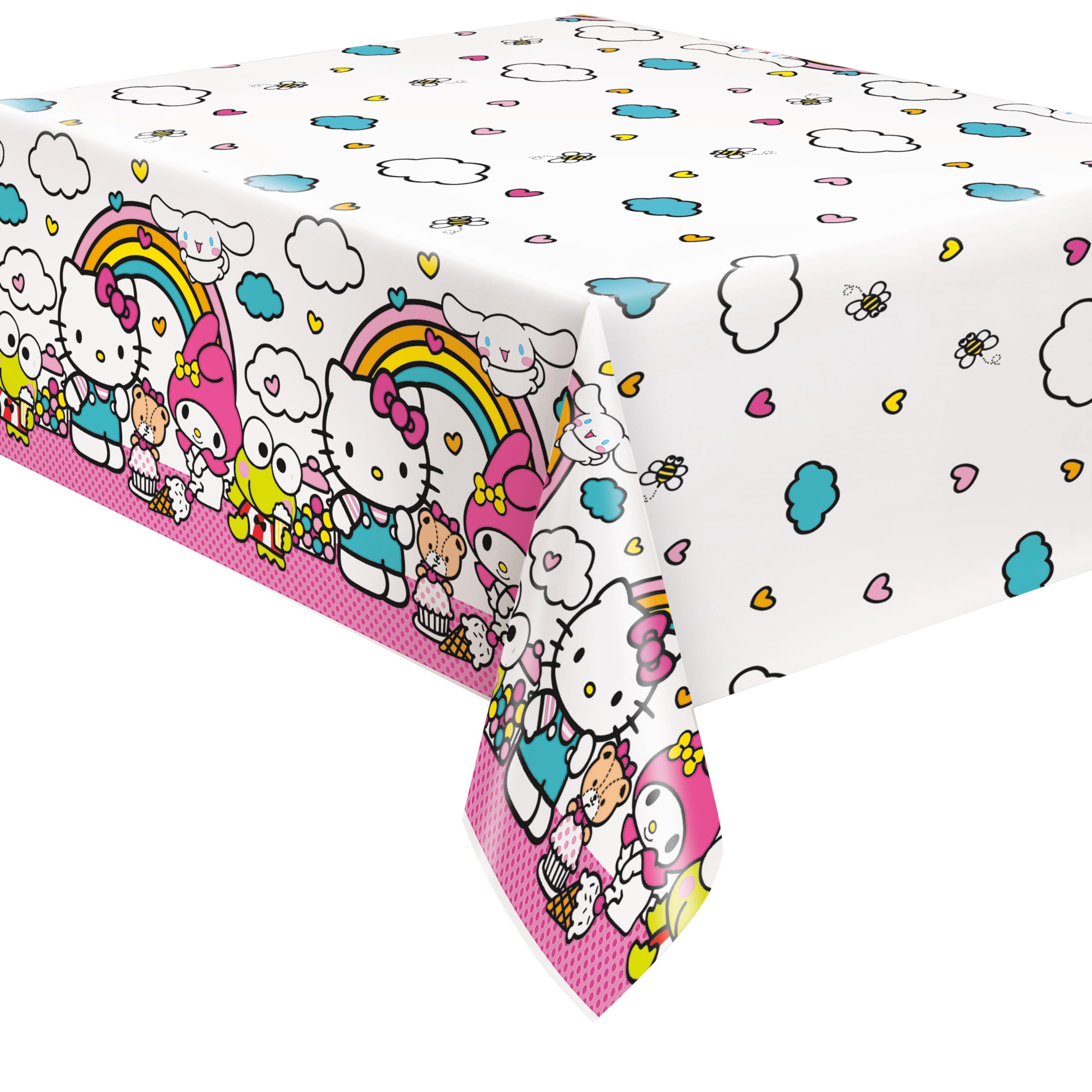 Hello Kitty Birthday Party Kit for 16 – 9 Inch Plates, Napkins and Table Cover (33 pc) – photo 5