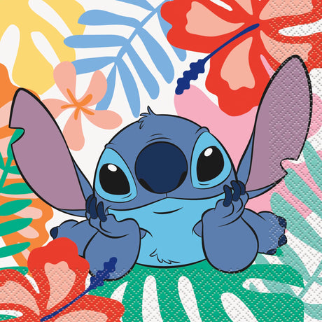 Lilo and Stitch Birthday Party Kit for 16 – 9 Inch Plates, 7 Inch Plates, Napkins and Table Cover (49 pc) – photo 5