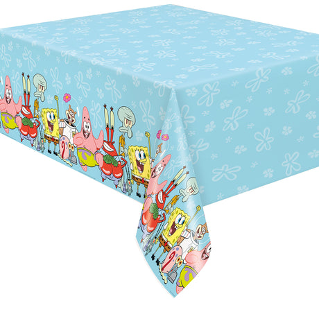 SpongeBob Birthday Party Kit for 16 – 9 Inch Plates, Napkins, Table Cover, Banner and Balloons (49 pc) – photo 5