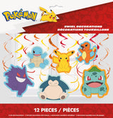 Pokémon Birthday Party Kit for 16 – 9 Inch Plates, Napkins, Table Cover, Banner, Balloons and Swirl Decorations (54 pc) – photo 5