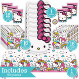 Hello Kitty Birthday Party Kit for 16 – 8.5 Inch Plates, Napkins, Table Cover and Cups (49 pc) – photo 2