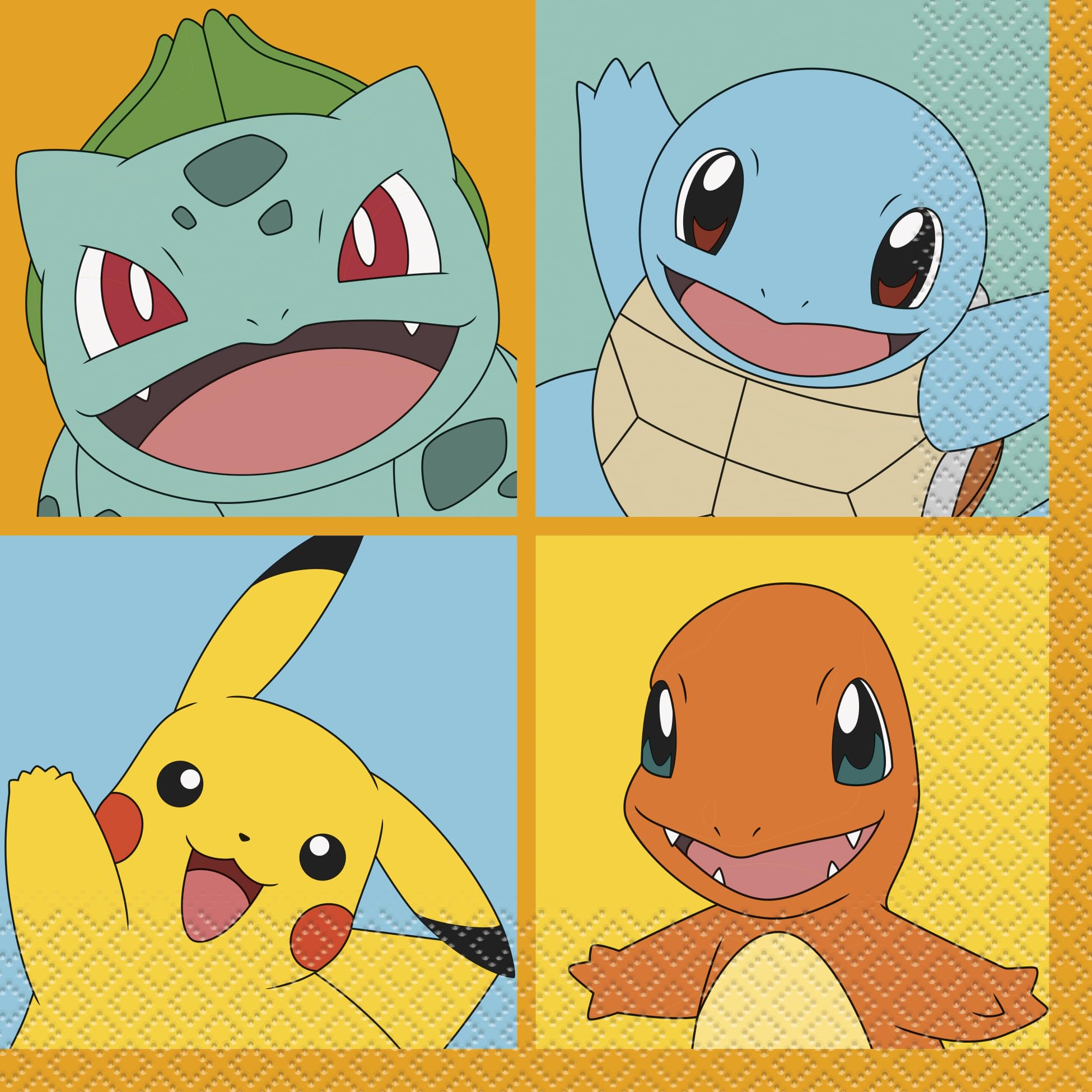 Pokémon Birthday Party Kit for 16 – 9 Inch Plates, Napkins, Table Cover and Cups (53 pc) – photo 4