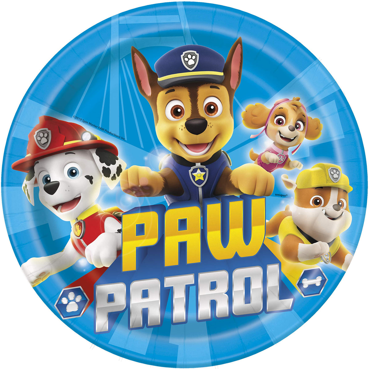 Paw Patrol Birthday Party Kit for 16 – 9 Inch Plates, Napkins, Table Cover, Banner and Balloons (42 pc) – photo 3