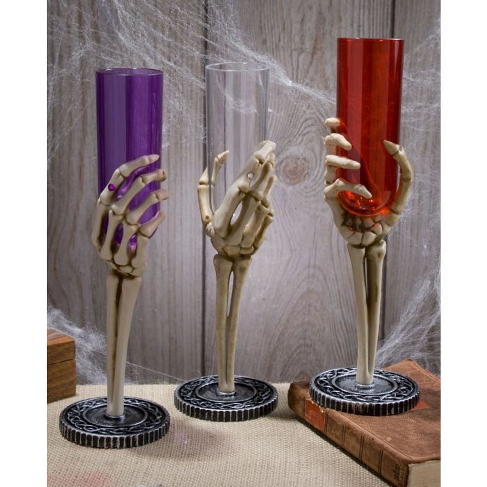 Skeleton Hand Fluted Glass (1ct)