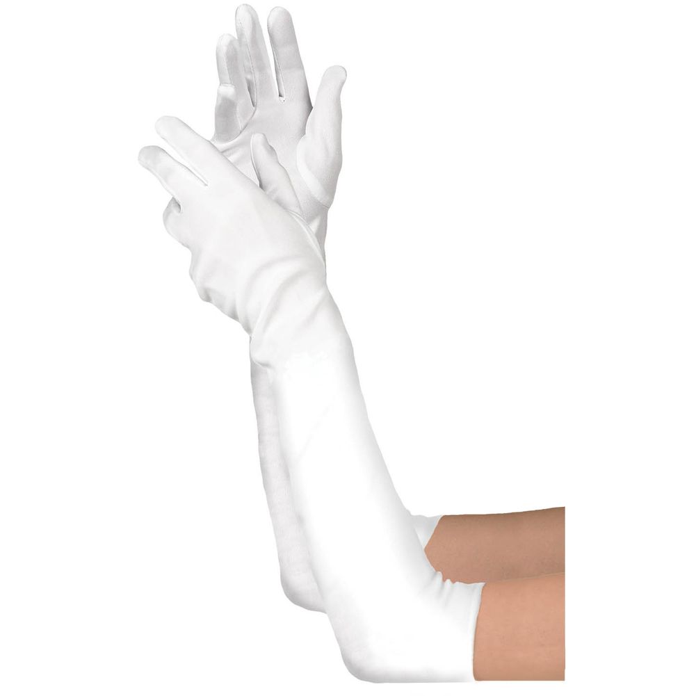 White Long Gloves Child Standard