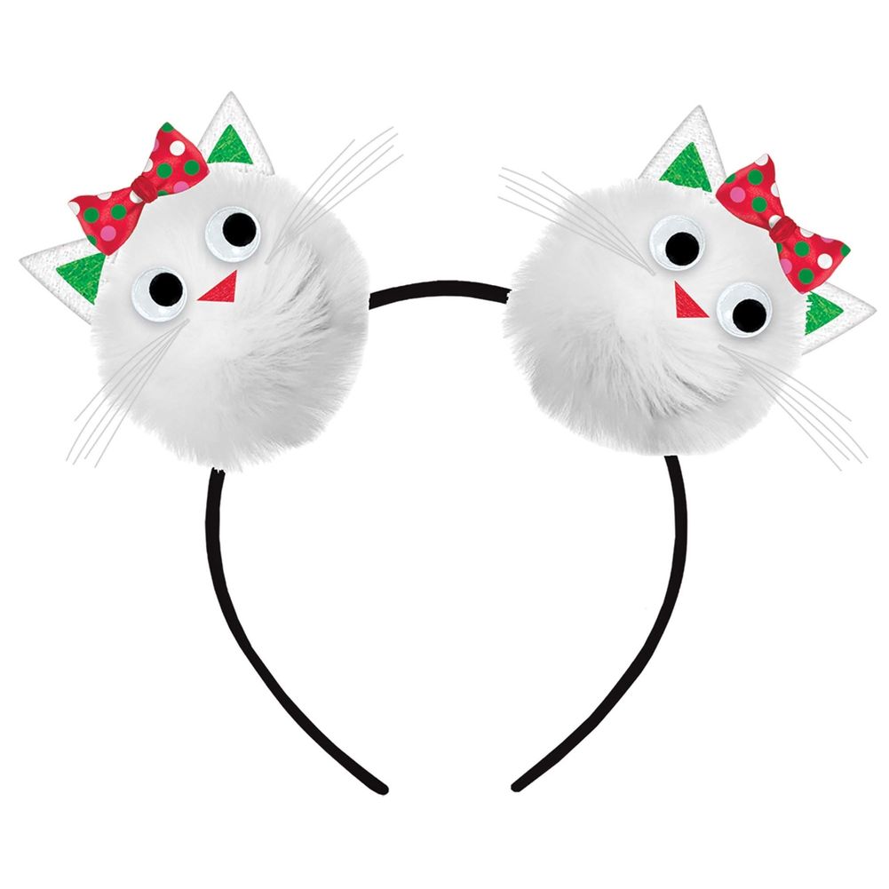 Cat Pom Pom Headband (1 ct)
