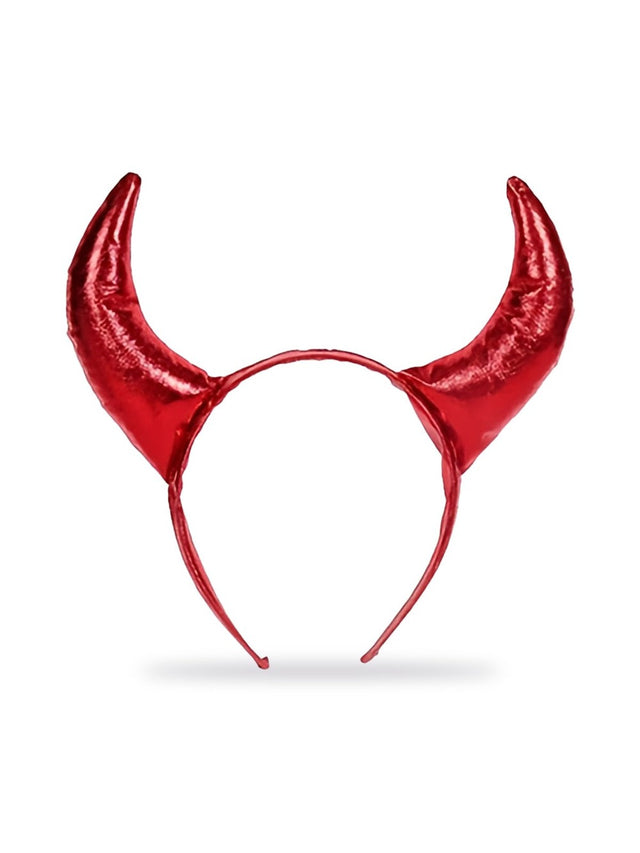 Red Devil Horns Headband