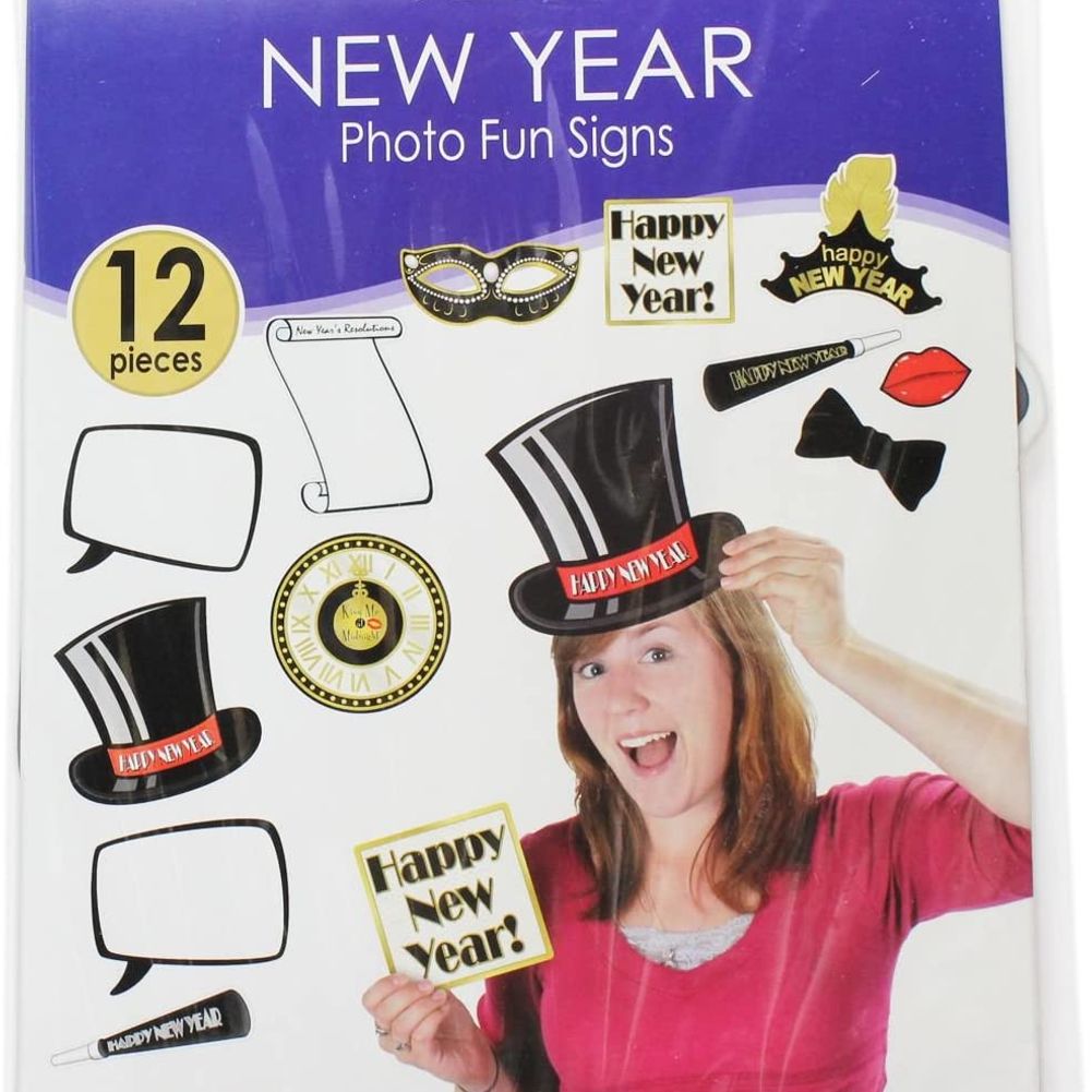 New Year Photo Fun Signs