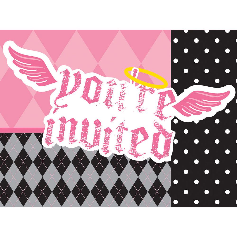 First Angel  Invites (8 per pa