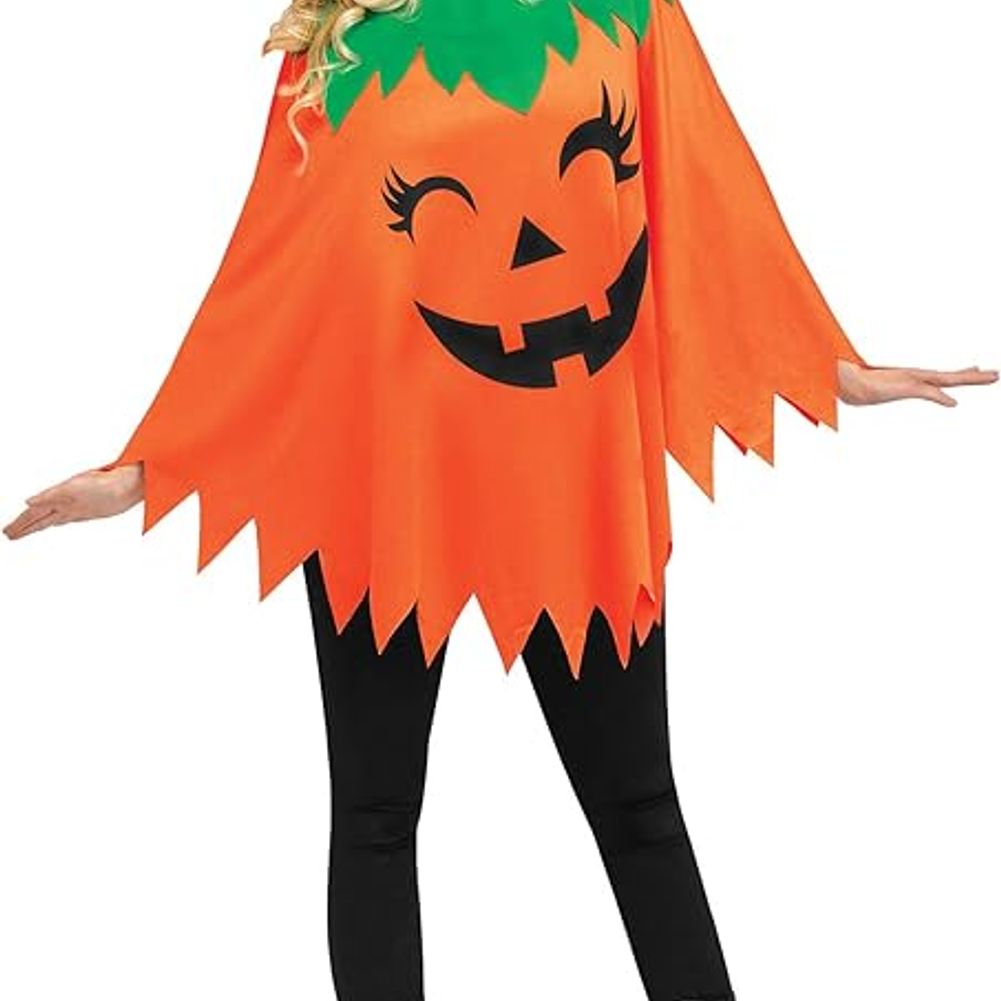 Pumpkin Poncho - Adult