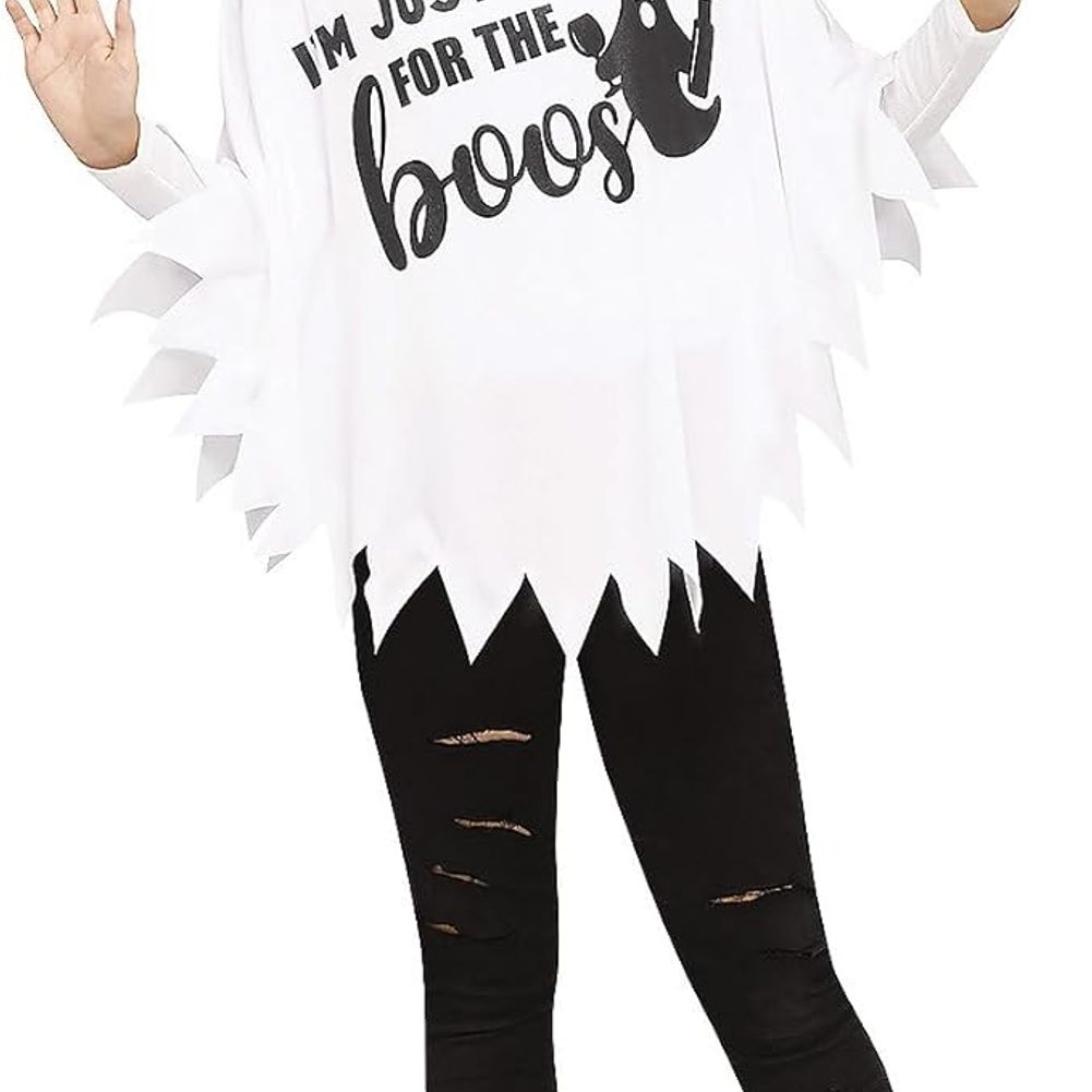 Ghost Party Poncho Adult