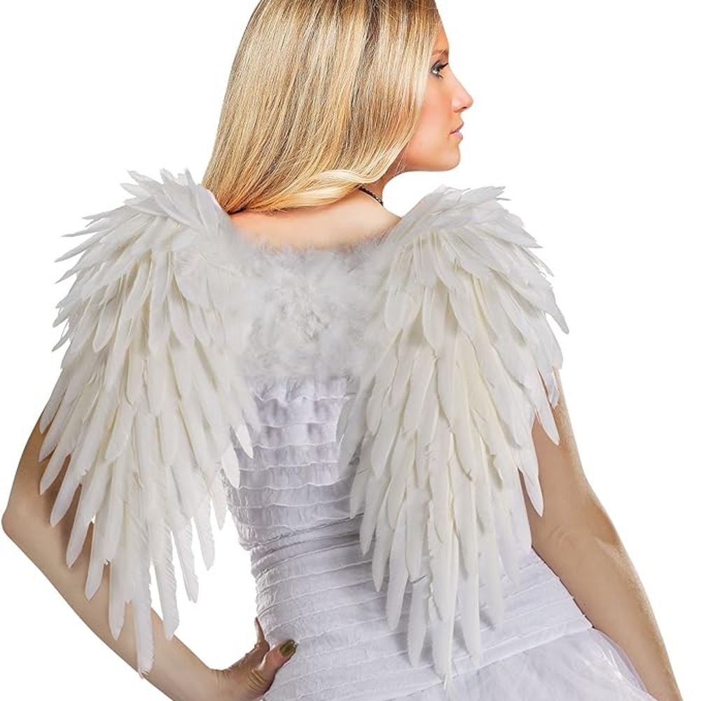 Angelic Feather Wings White