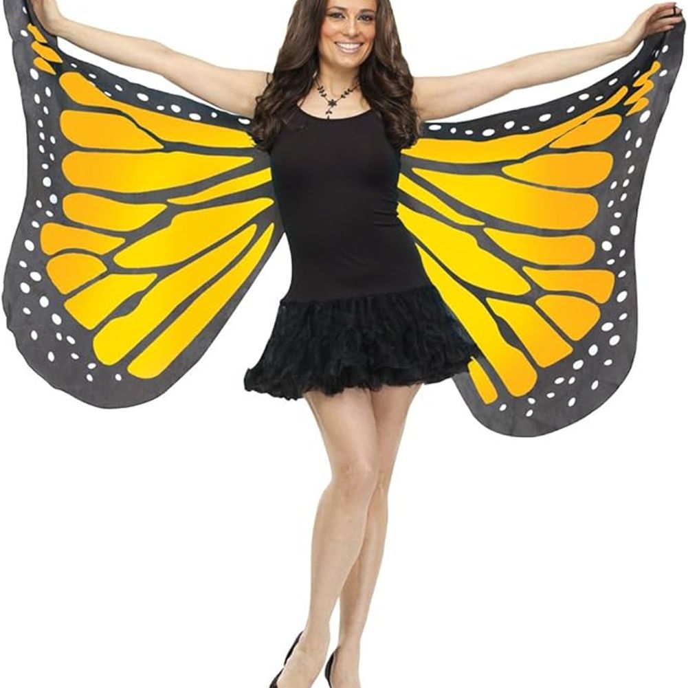 Soft Butterfly Wings - Adult Orange