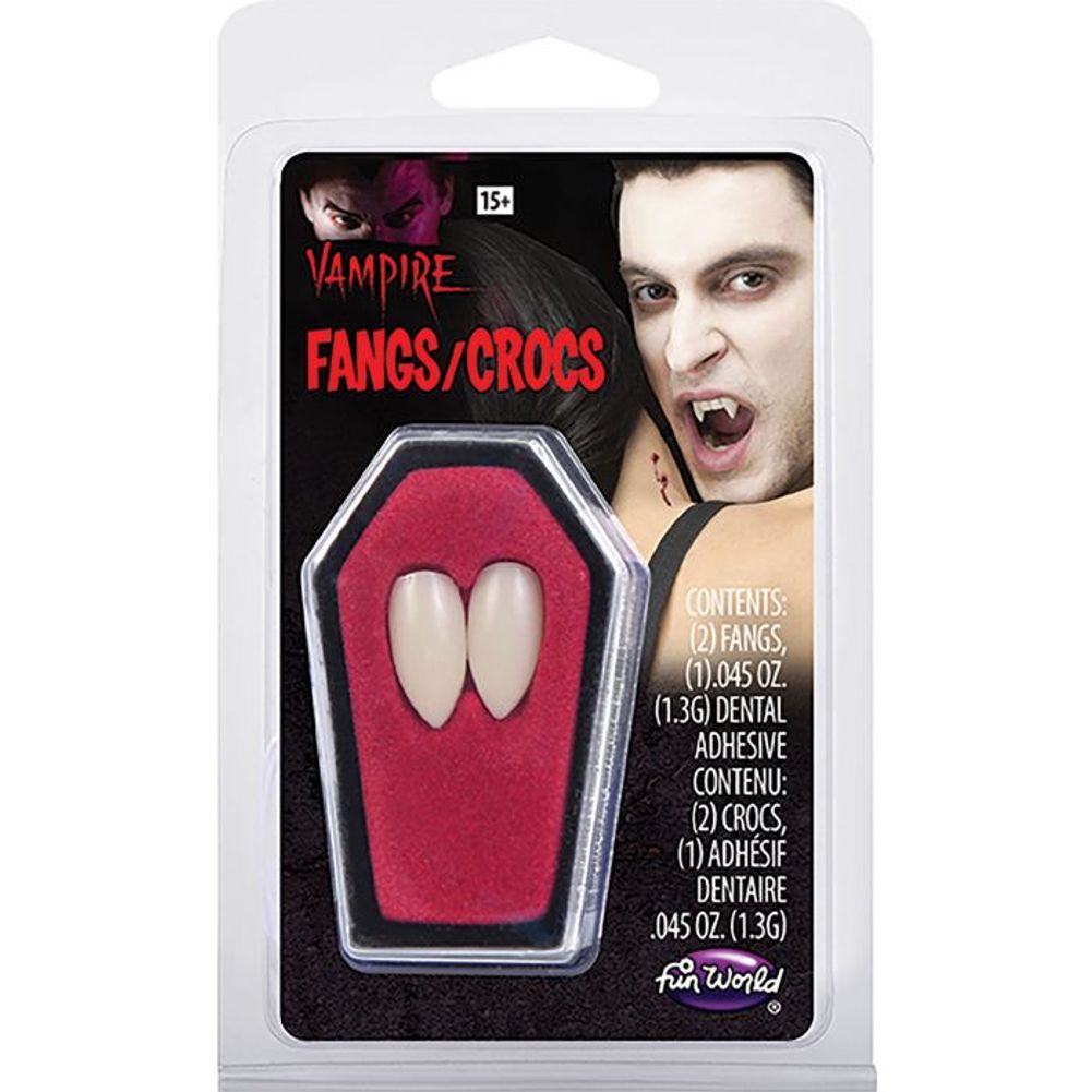 Vampire Fangs With Coffin
