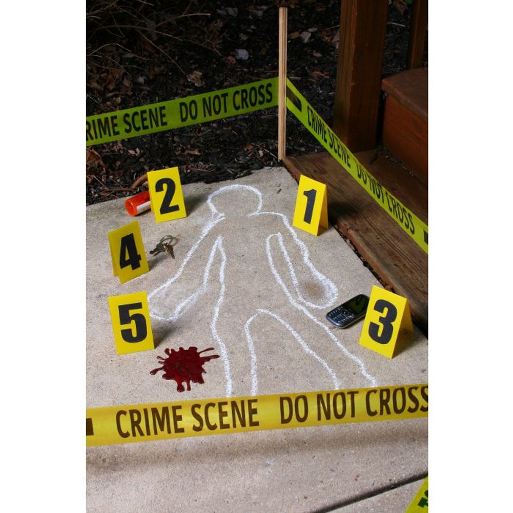 Crime Scene Kit w/Blood Splat