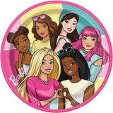 Barbie Birthday Party Kit for 16 – 9 Inch Plates, Napkins, Table Cover and Cups (49 pc) – photo 3