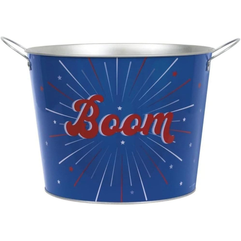 Patriotic Metal Tub