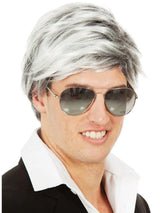 Men's Silver Fox Wig costume wig, photo 1 of 4
