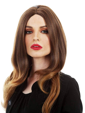 Long Model Brown Wavy Wig costume wig, photo 1 of 4
