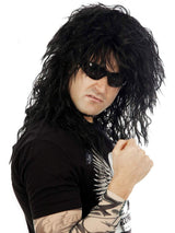80s Rocker Black Wig costume wig, photo 1 of 3