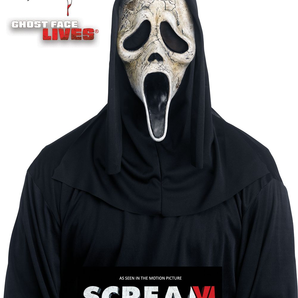 Ghost Face Aged Mask - As Seen in the Motion Picture SCREAM VI