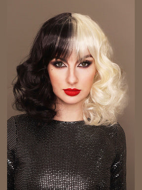 Two Tone Temptress Wig costume wig, photo 1 of 4